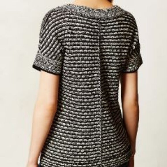 Field & Flower | Anthropologie Greta Striped Pullover Sweater Top Chunky Knit XS - Picture 3 of 11